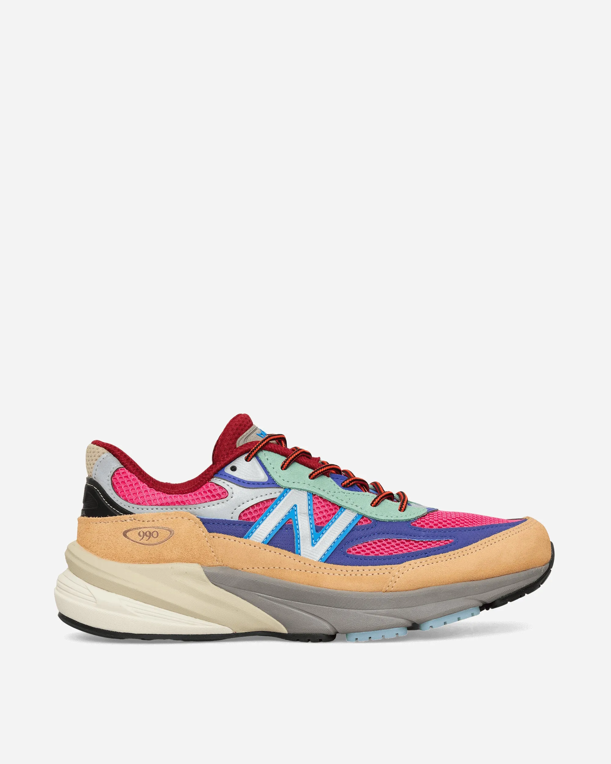 Action Bronson Made in USA 990v6 Sneakers Hi-Pink / Royal Blue
