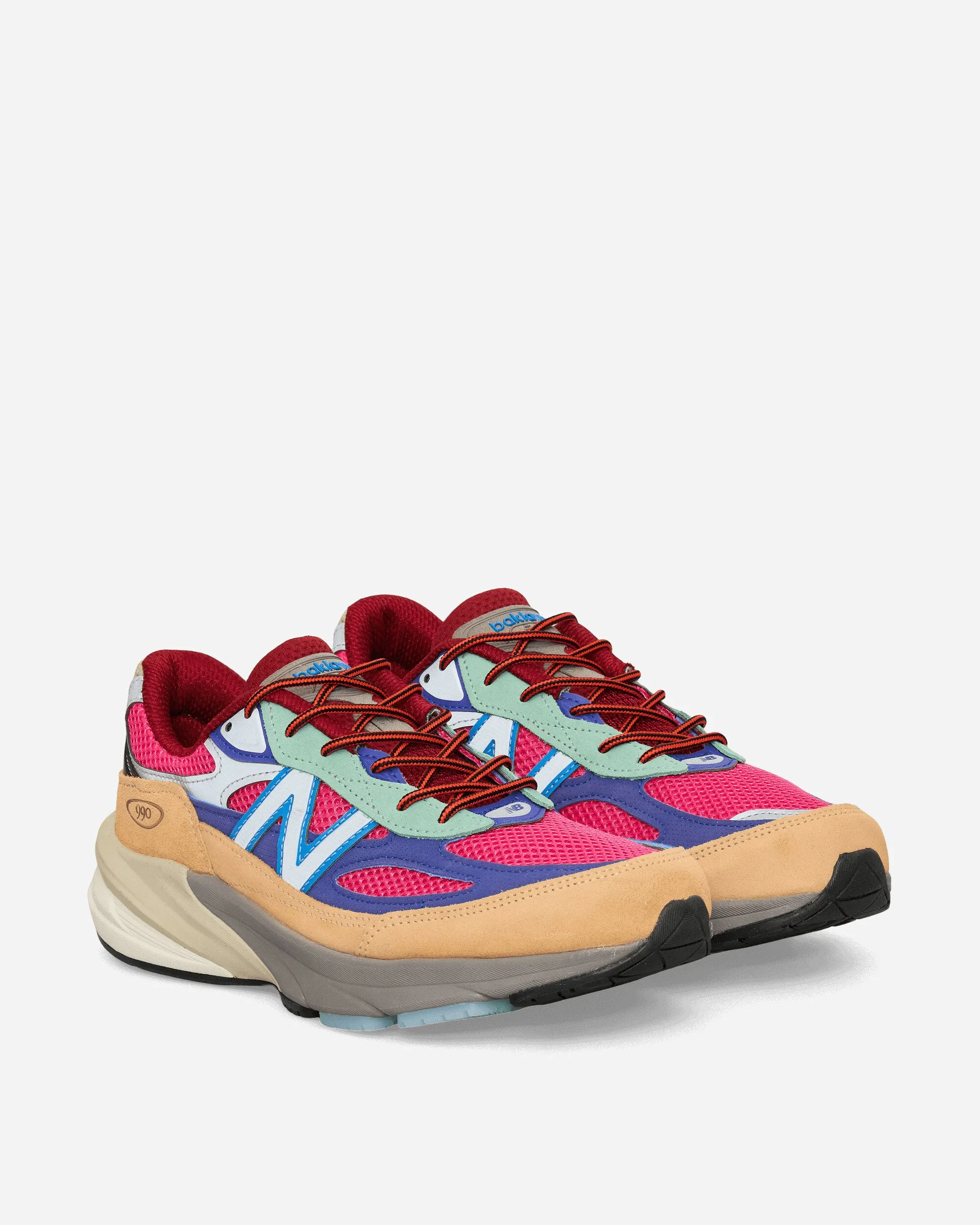 Action Bronson Made in USA 990v6 Sneakers Hi-Pink / Royal Blue