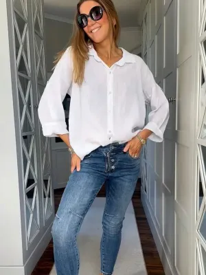 Ava Blouse White