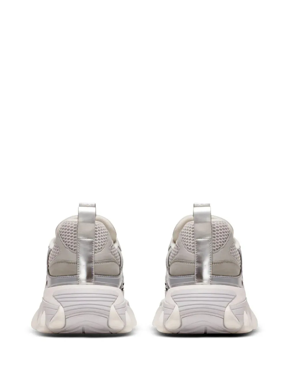 Balmain B-East Pb Trainers In Technical Materials And Mesh Teal/White