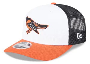 Baltimore Orioles New Era White Batting Practice 9SEVENTY Trucker Hat