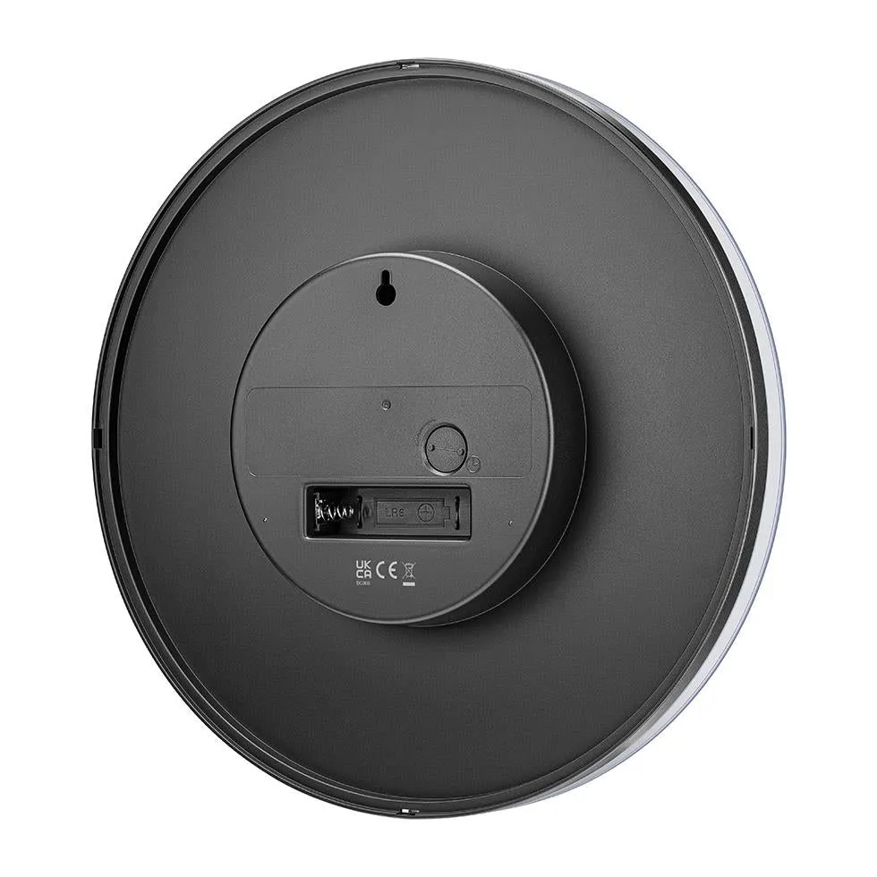 BC26 Braun analogue wall clock - black
