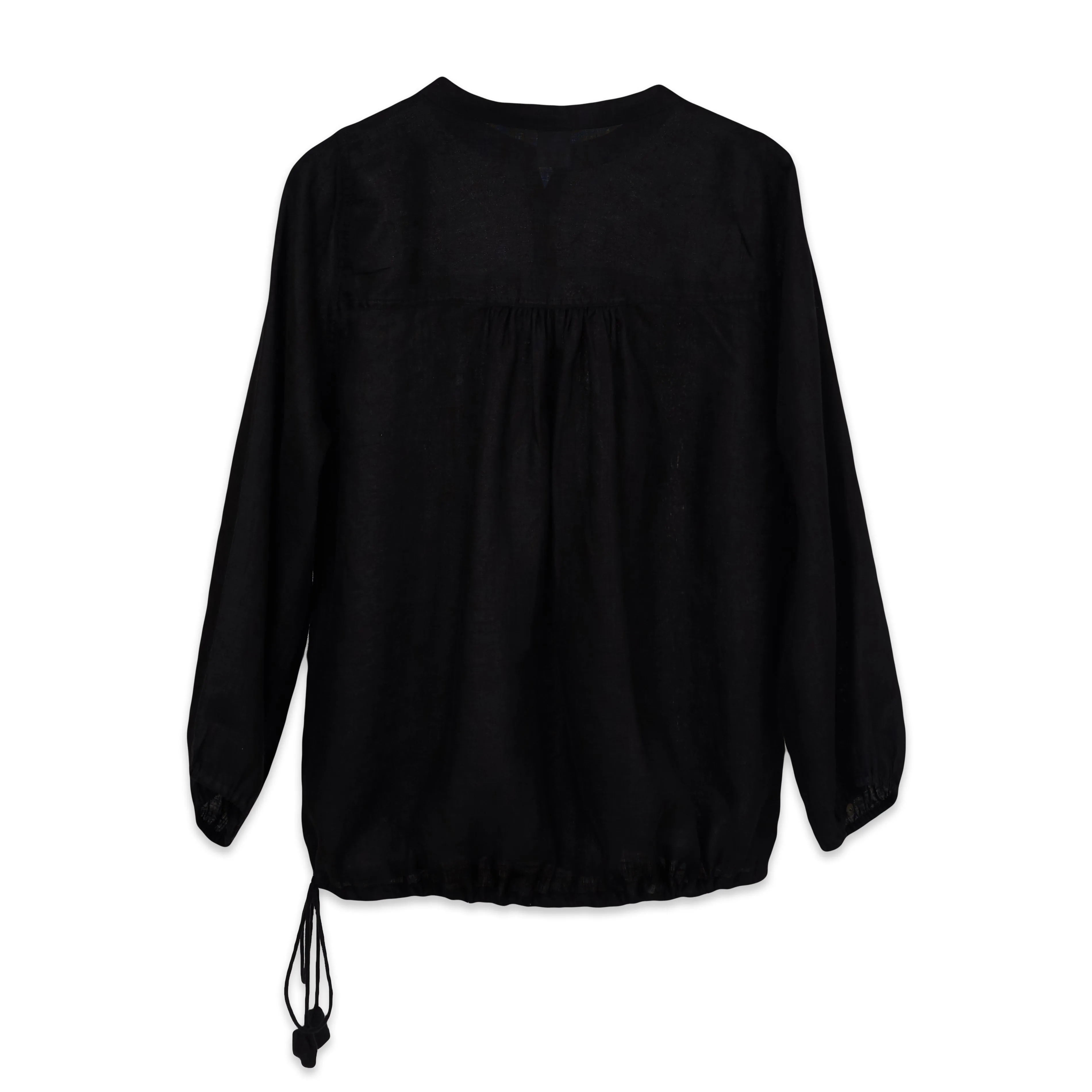 BKLN TOP - Linen | Black