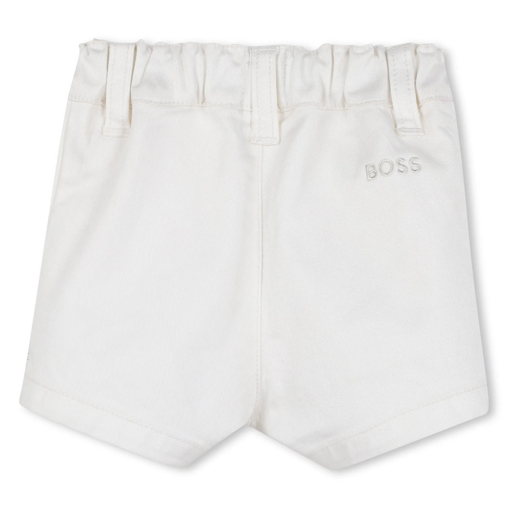 Blue Jacquard Monogram Shorts Set