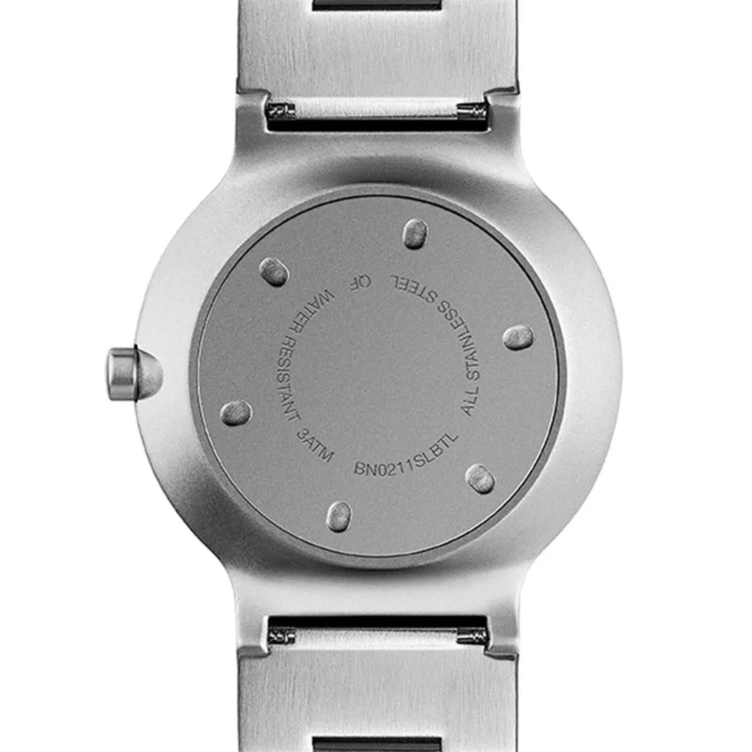 BN0211 Braun ladies classic slim watch - white dial and stainless steel bracelet