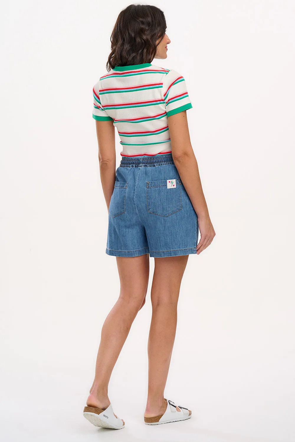 Bonnie Shorts - Mid Denim