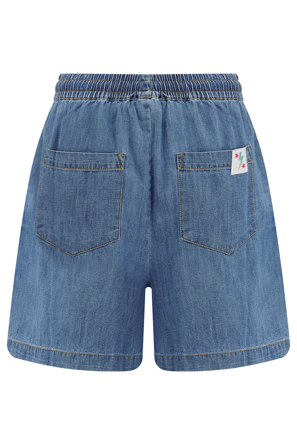 Bonnie Shorts - Mid Denim