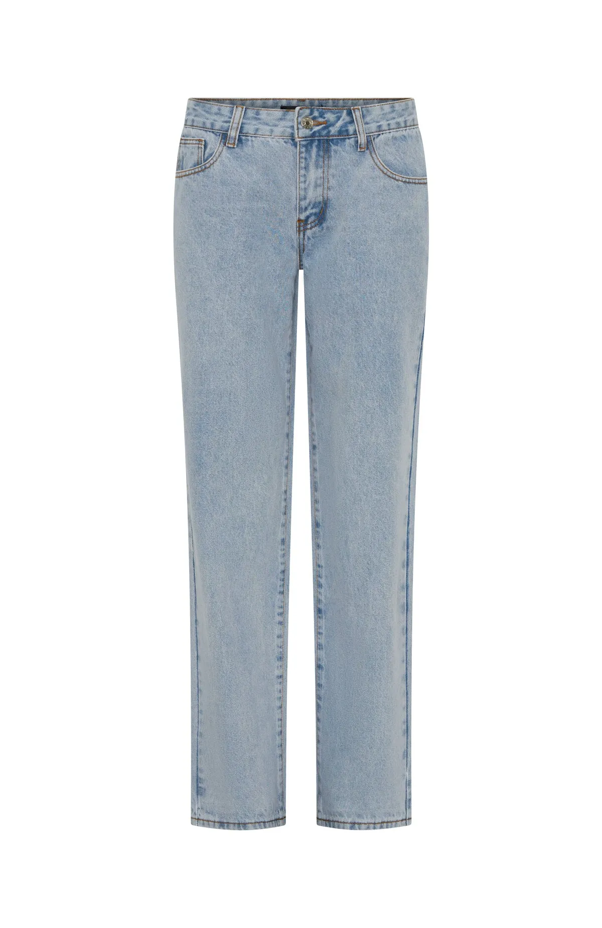 Bring The Style Low Rise Wide Leg Jeans Glacier Blue