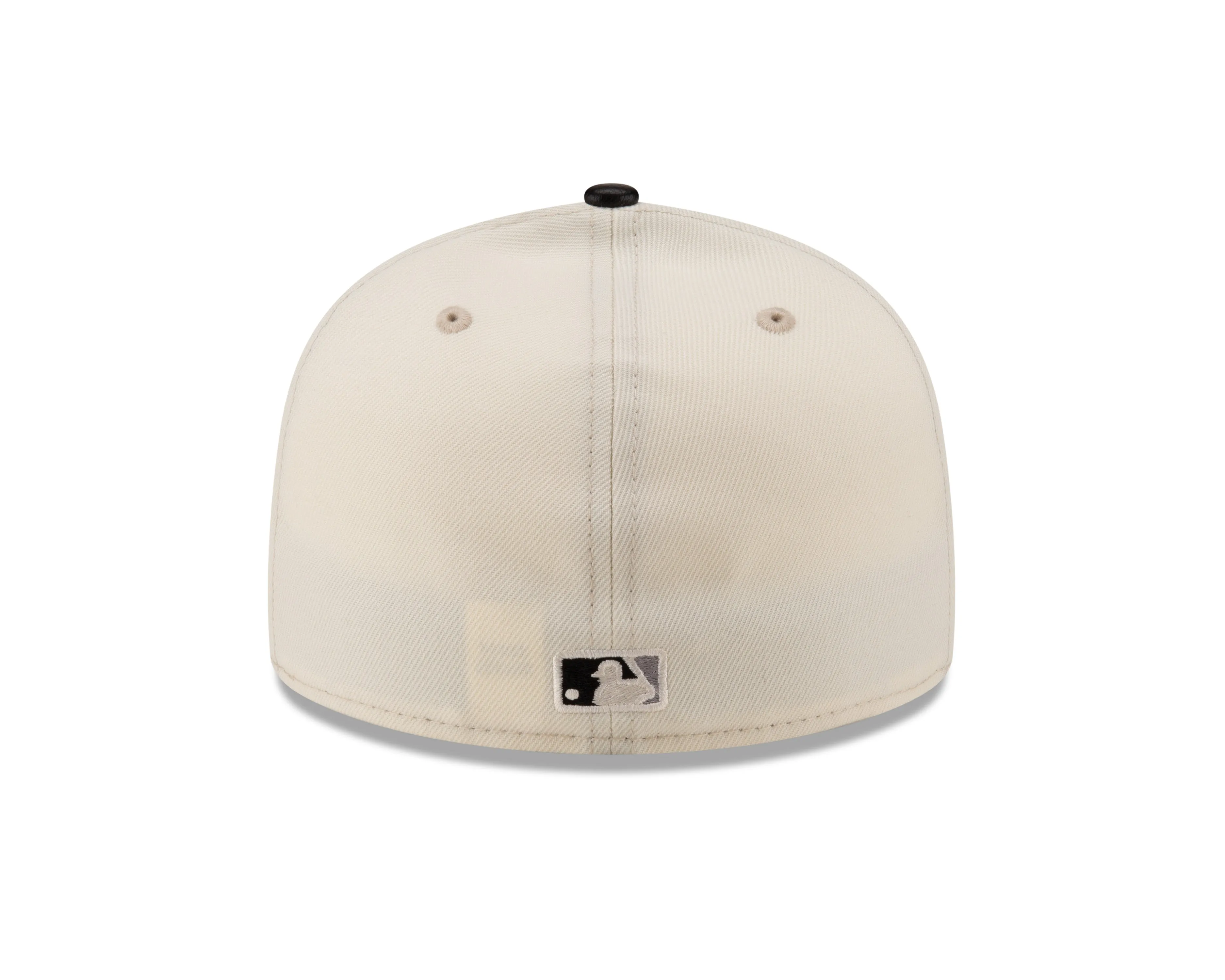 Chicago White Sox Cream/Black Leather Visor New Era 59FIFTY Fitted Hat