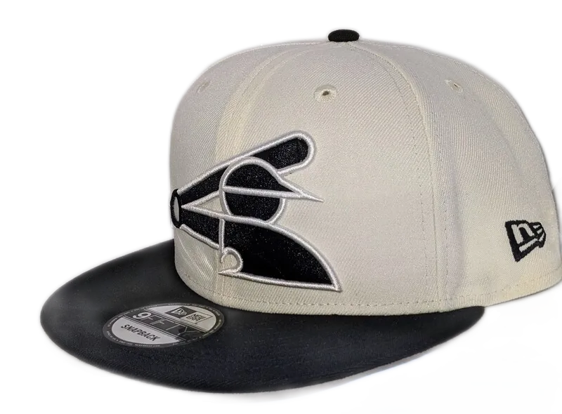 Chicago White Sox New Era Batterman 2 Tone Chrome/Black 9FIFTY Snapback Adjustable Hat