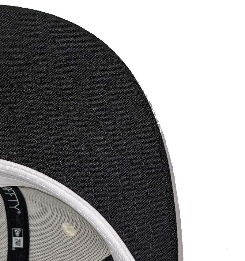 Chicago White Sox New Era Batterman 2 Tone Chrome/Black 9FIFTY Snapback Adjustable Hat