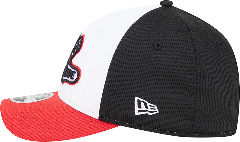 Chicago White Sox New Era Black/Red 2025 City Connect Batting Practice M-Crown 9FORTY Adjustable Hat