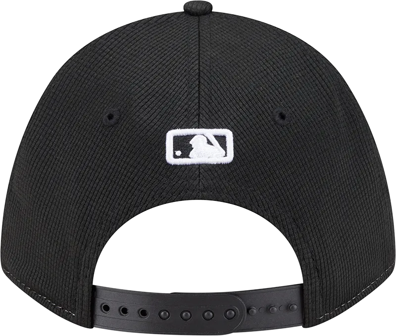 Chicago White Sox New Era Black/Red 2025 City Connect Batting Practice M-Crown 9FORTY Adjustable Hat