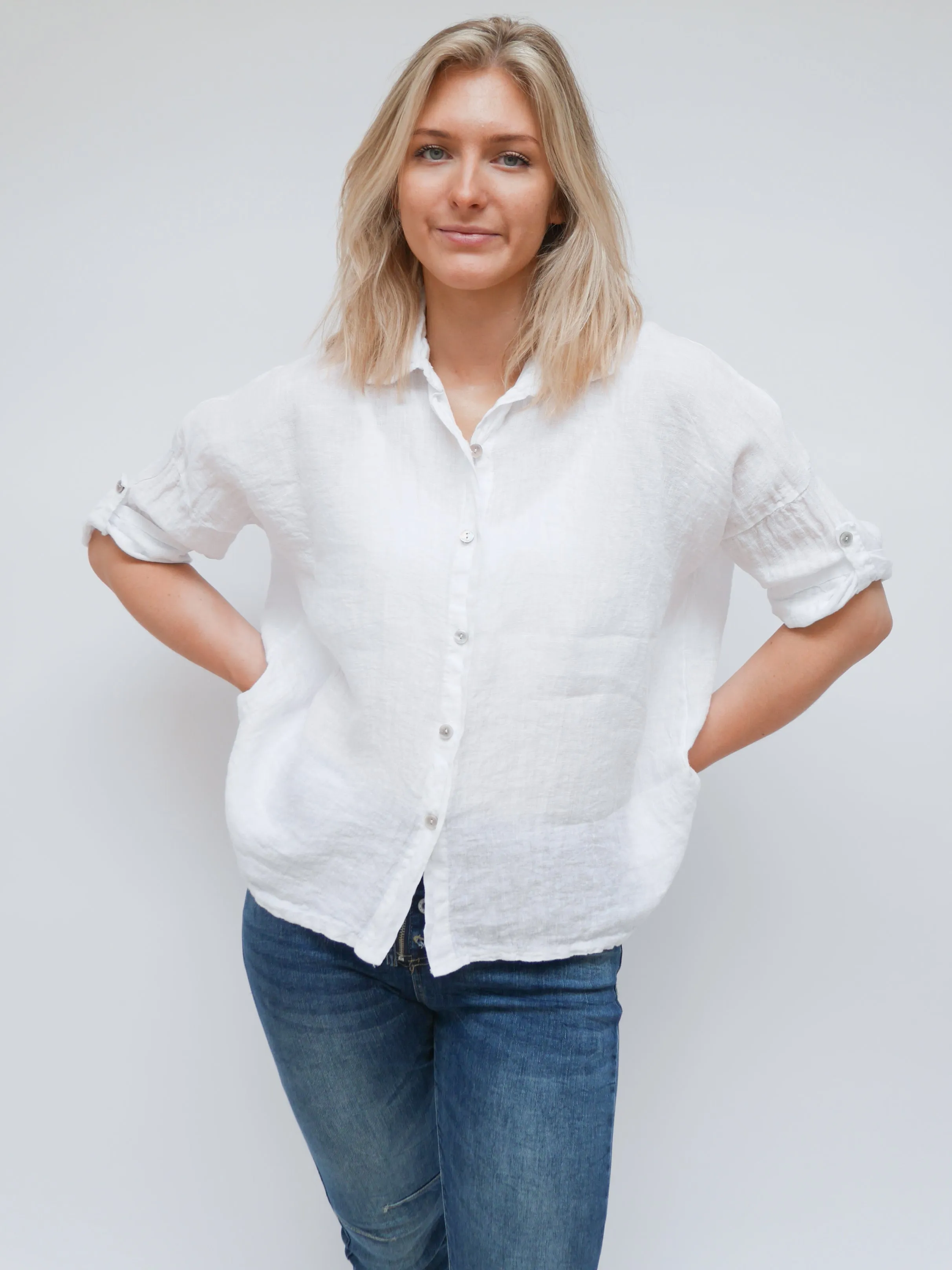 Connie Blouse White