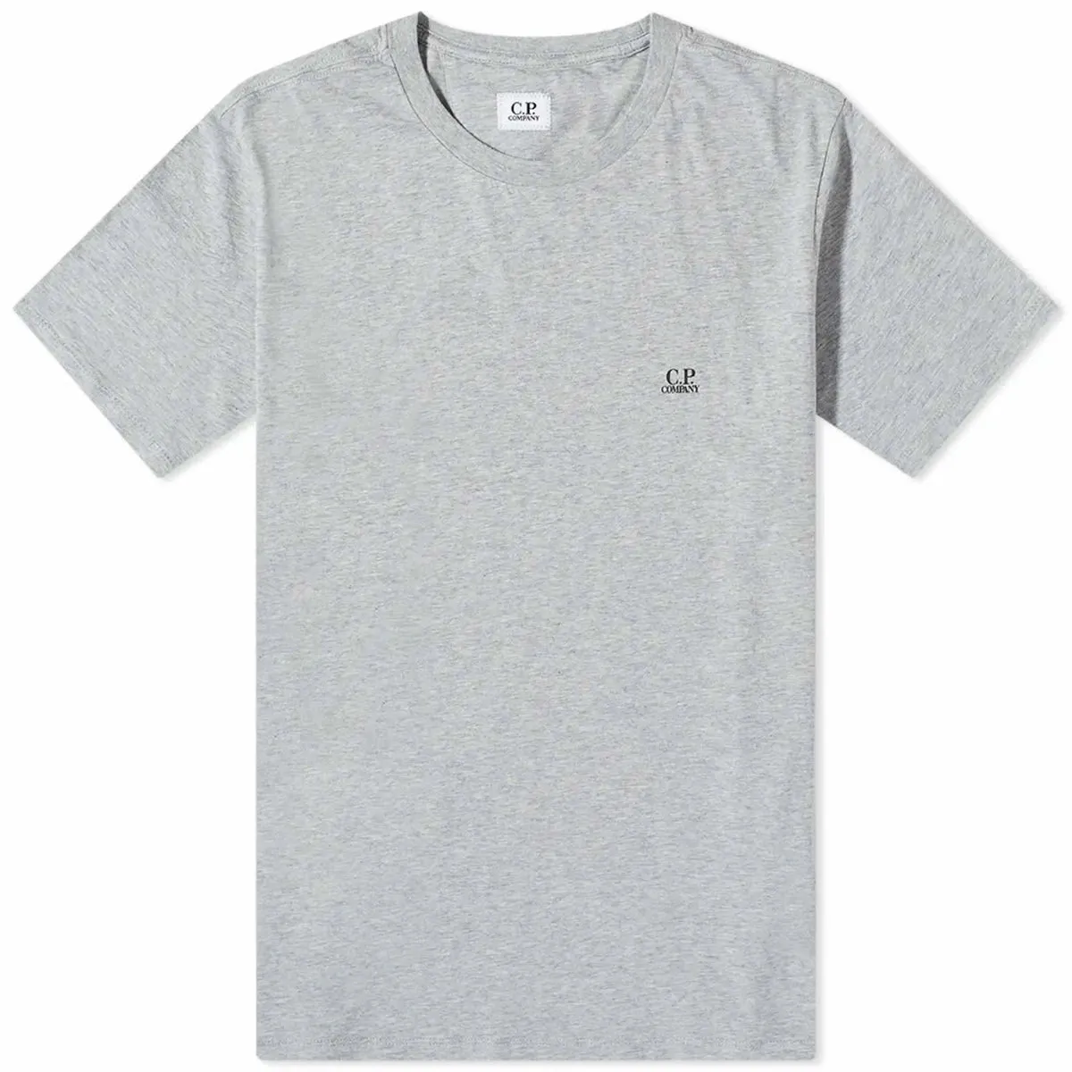 CP Company Grey Logo Print T-Shirt