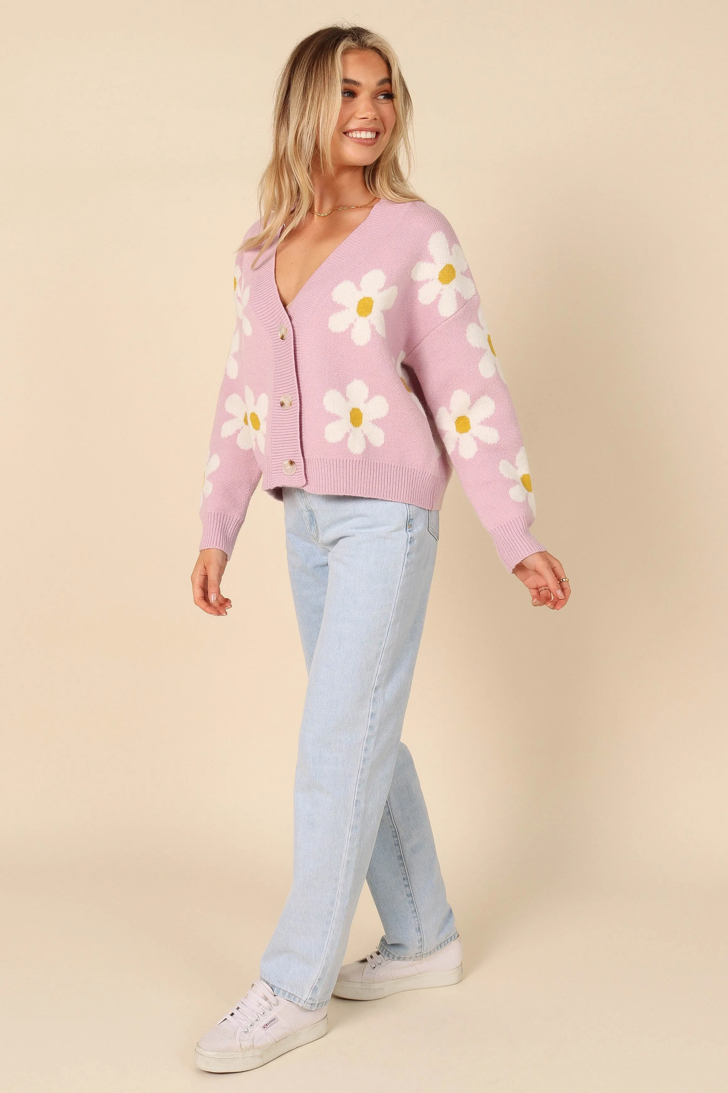 Daisy Cardigan - Pink