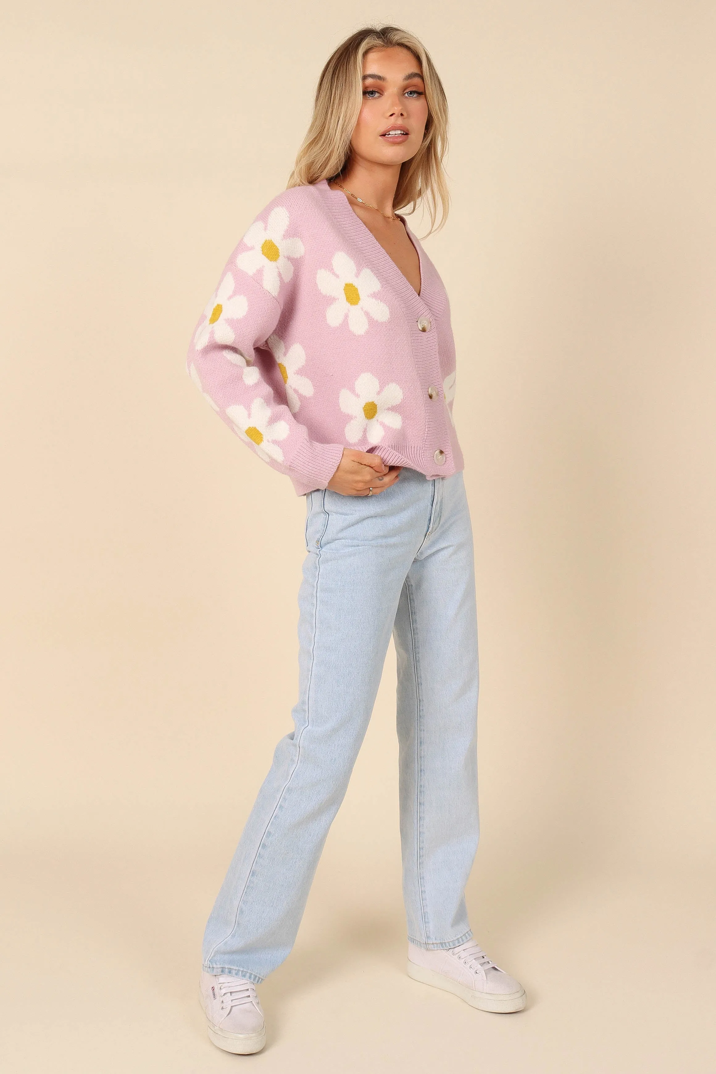 Daisy Cardigan - Pink