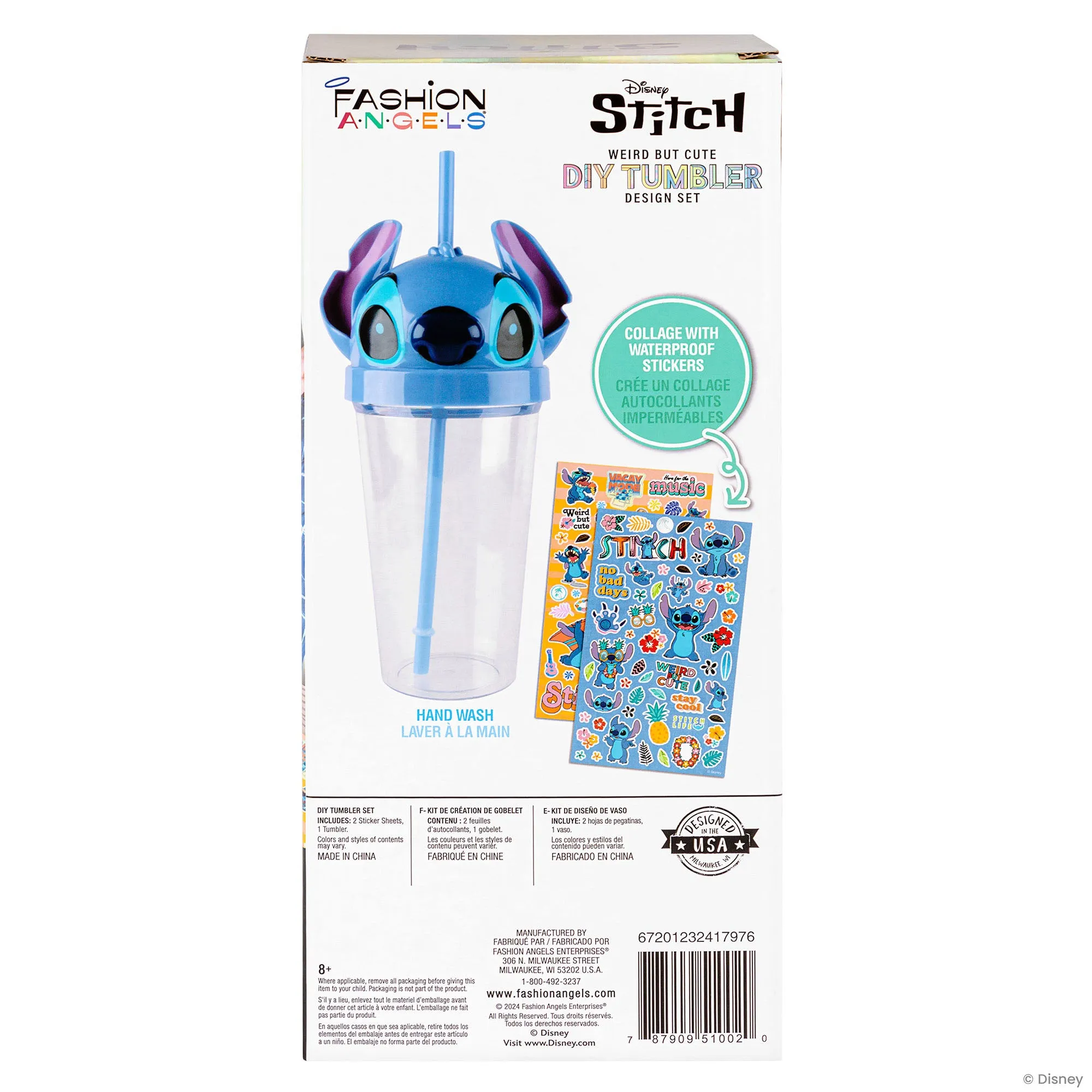 Disney Stitch: Diy Tumbler Design Kit