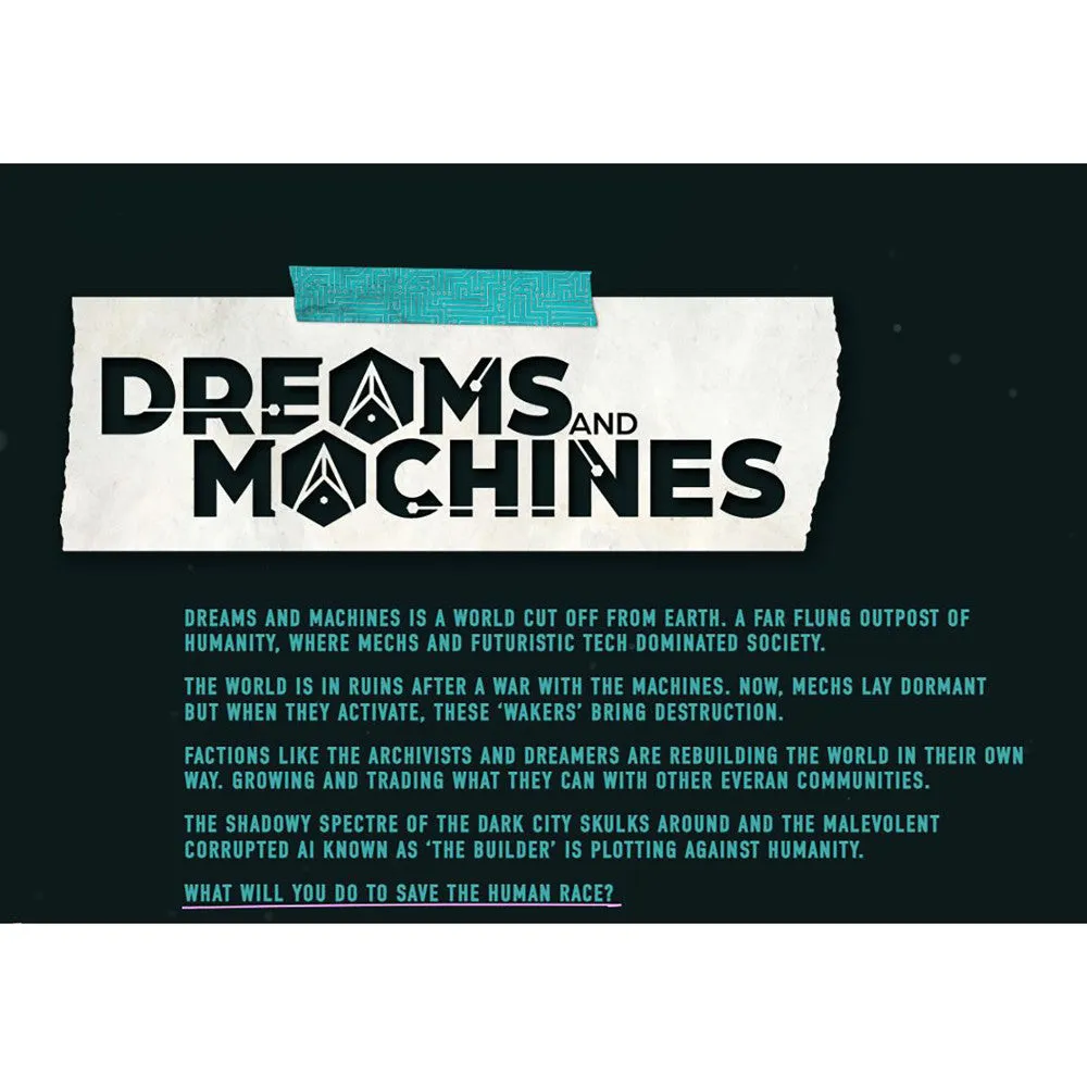Dreams and Machines: Gamemaster's Guide - Hardcover RPG