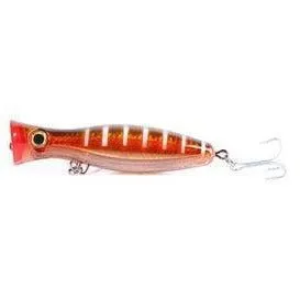 FAS Inshore Popper IP1 5" 1-1/2 Oz #5 Orange/White Stripes/Black Back Qty 1