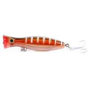 FAS Inshore Popper IP1 5" 1-1/2 Oz #5 Orange/White Stripes/Black Back Qty 1