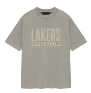 Fear of God Essentials NBA Lakers Tee Warm Heather