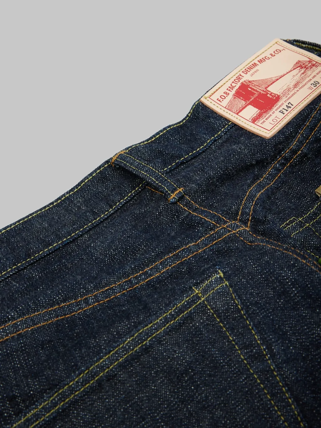 FOB Factory F147 14oz G3 Slim Straight Jeans