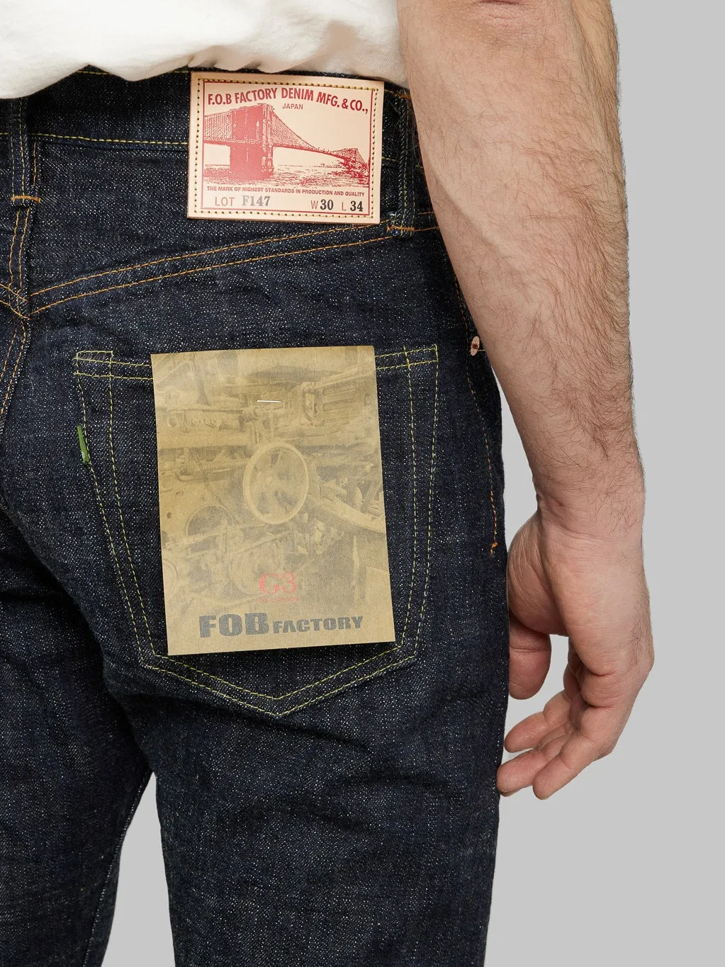 FOB Factory F147 14oz G3 Slim Straight Jeans