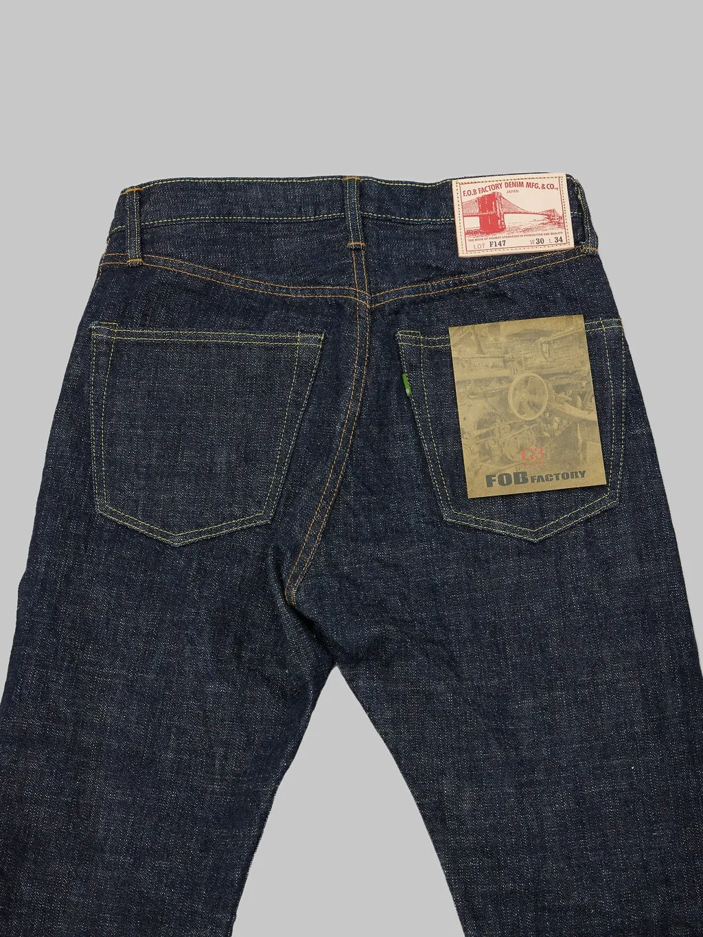 FOB Factory F147 14oz G3 Slim Straight Jeans