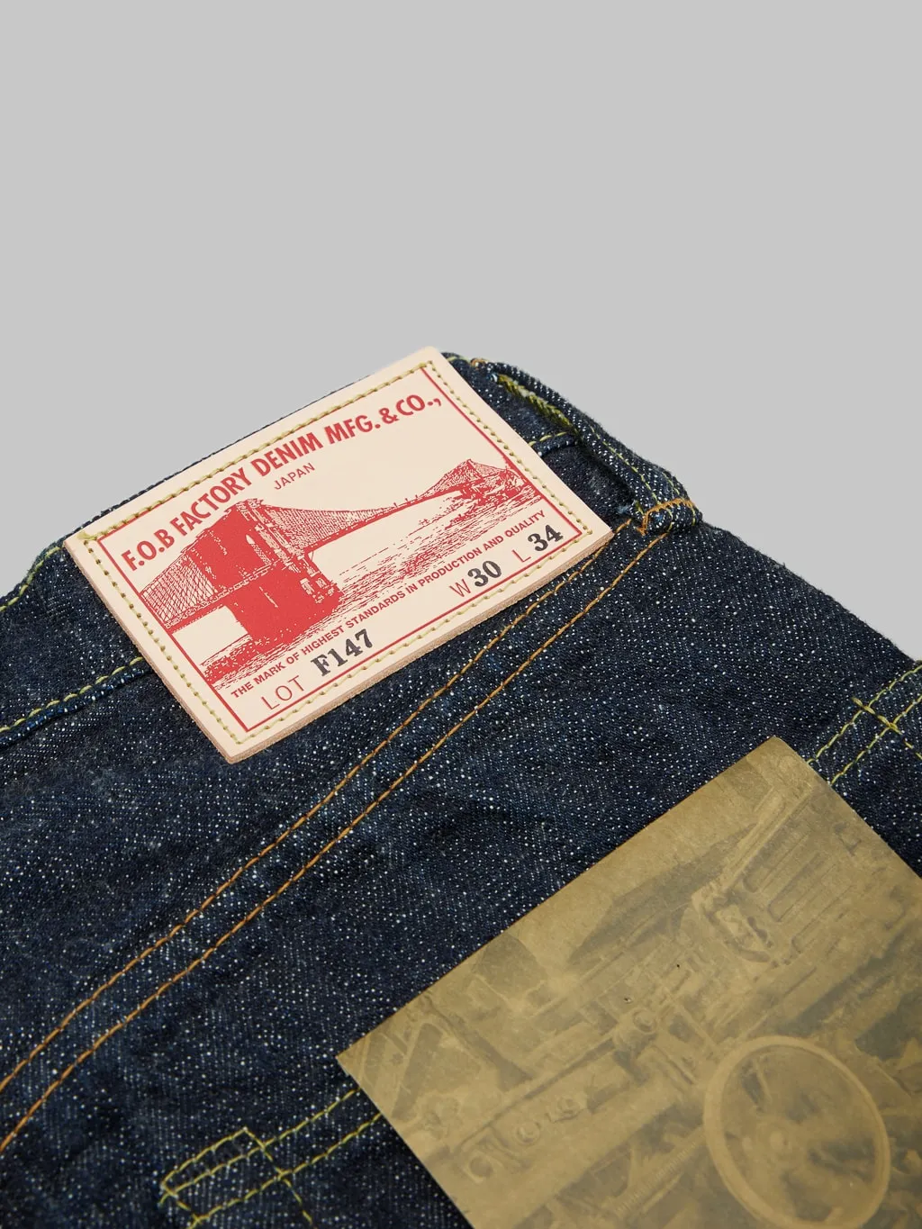 FOB Factory F147 14oz G3 Slim Straight Jeans