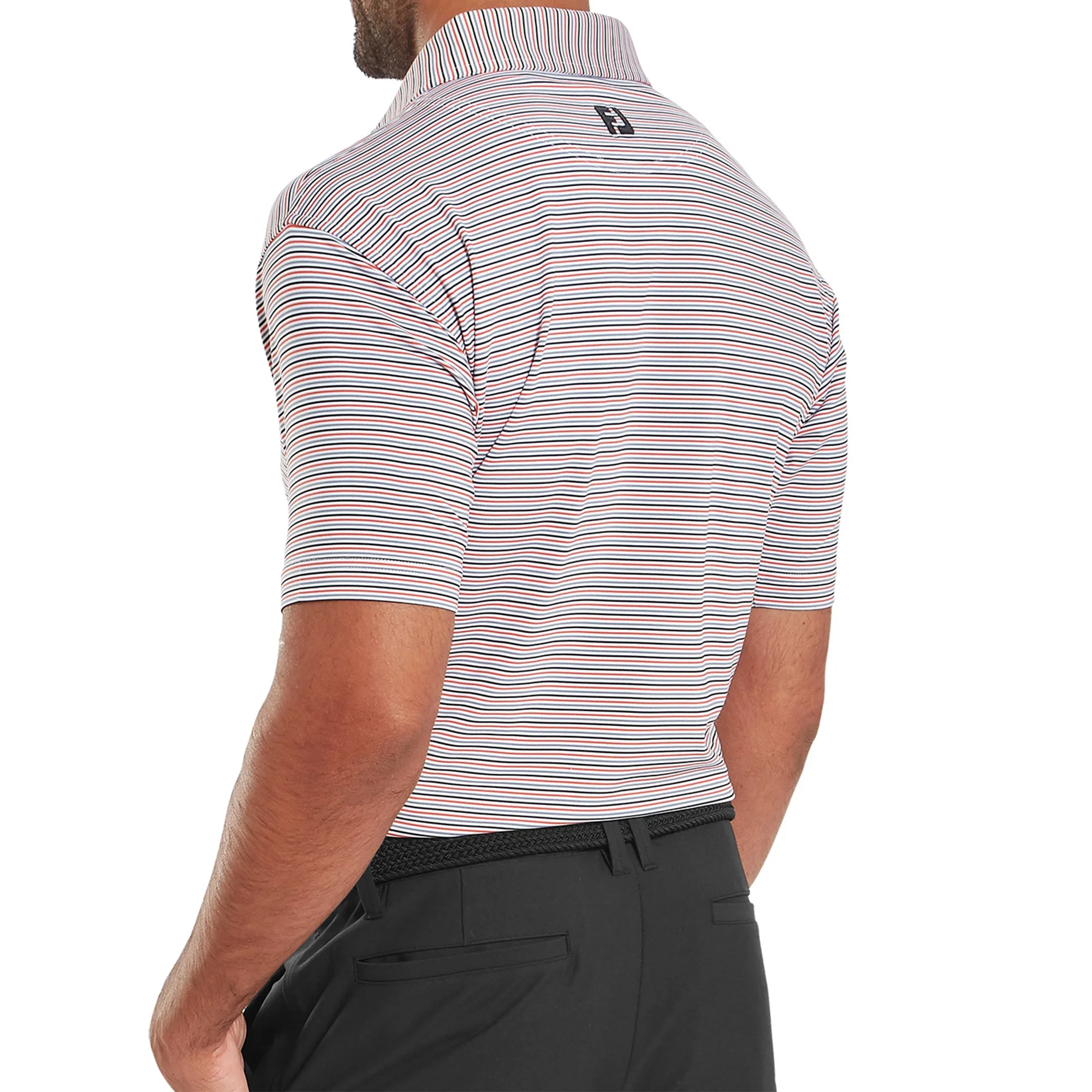FootJoy Balance Stripe Lisle Golf Shirt