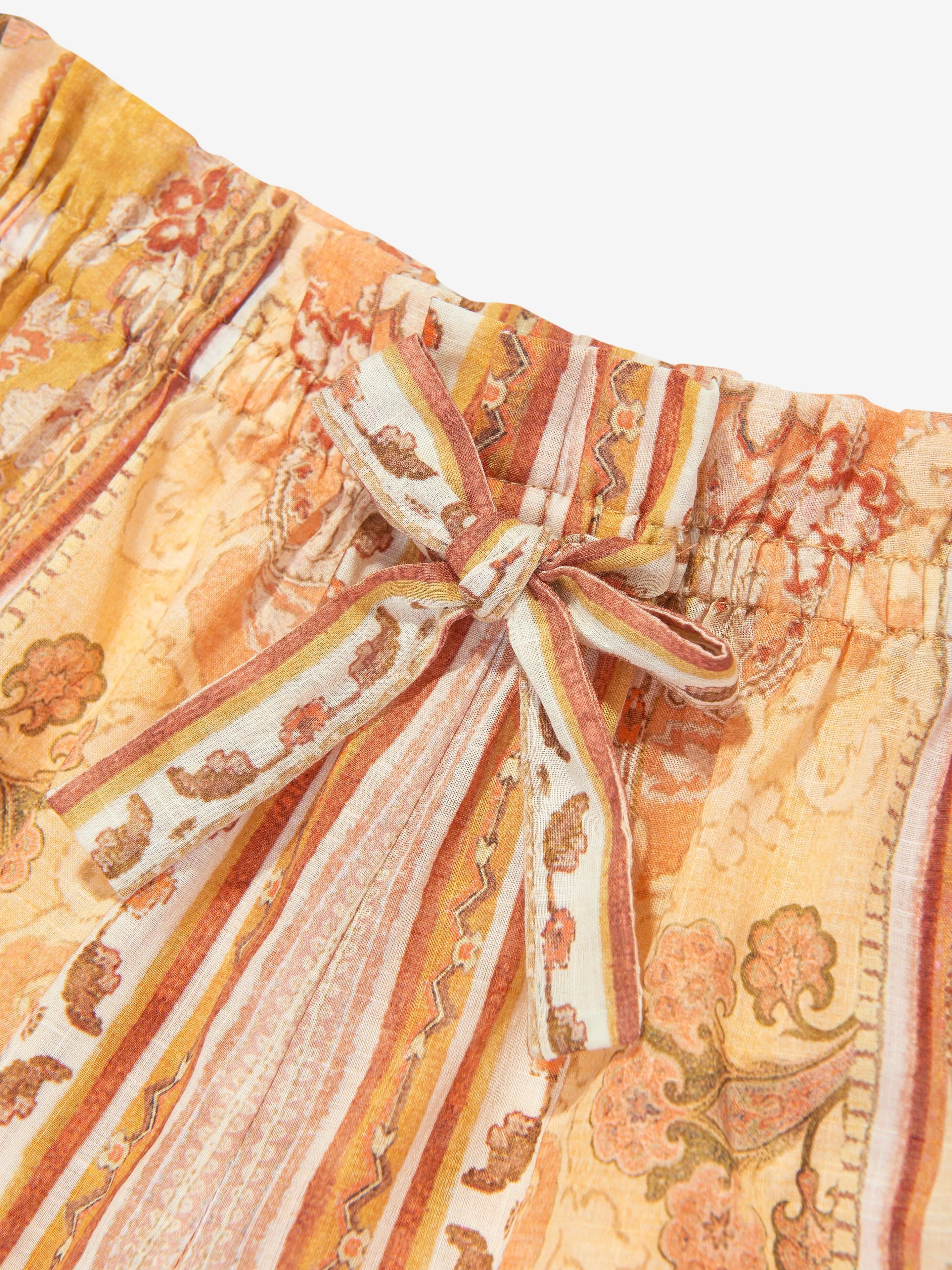 Girls Wylie Shorts in Orange