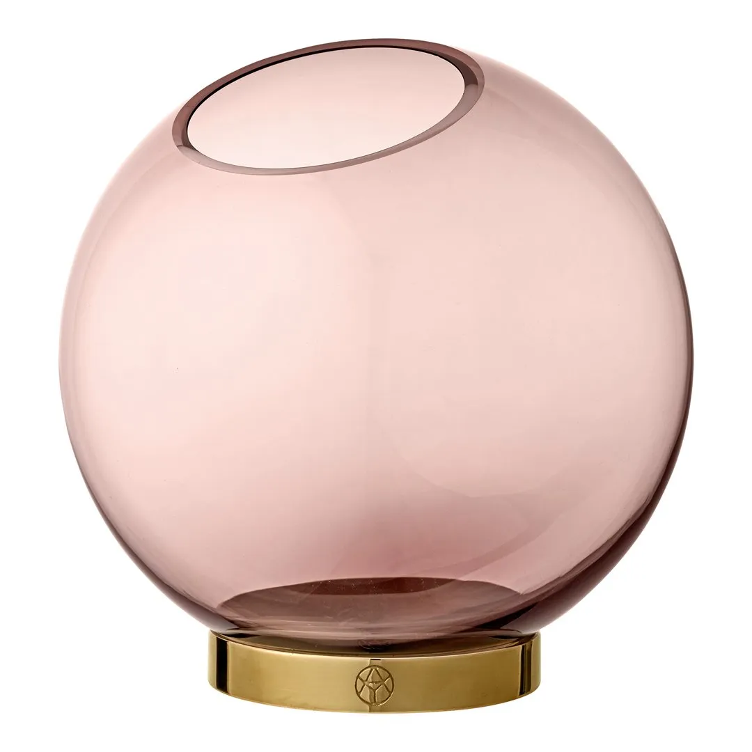 Globe Vase w/ Stand (Order Quantity: 4)