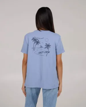 Greetings B.f Tee - Violet Blue