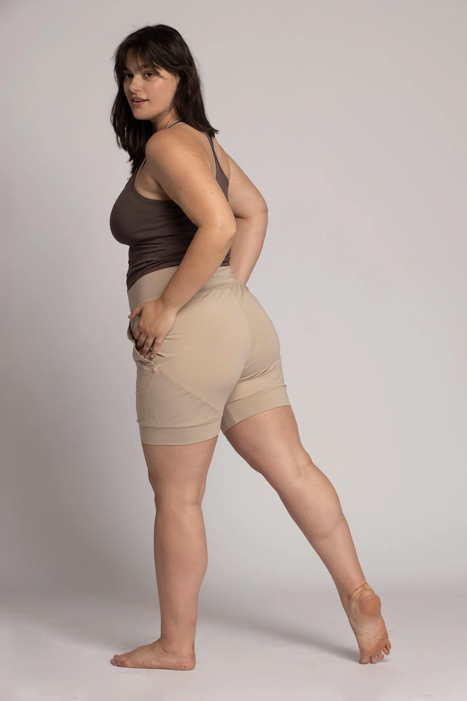 I'mPerfect Organic Cotton Slouchy Shorts 25%off