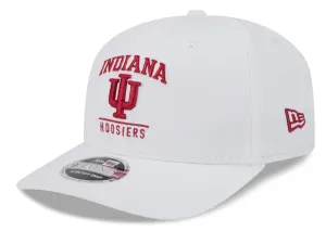 Indiana Hoosiers New Era Team White 9SEVENTY Adjustable Hat