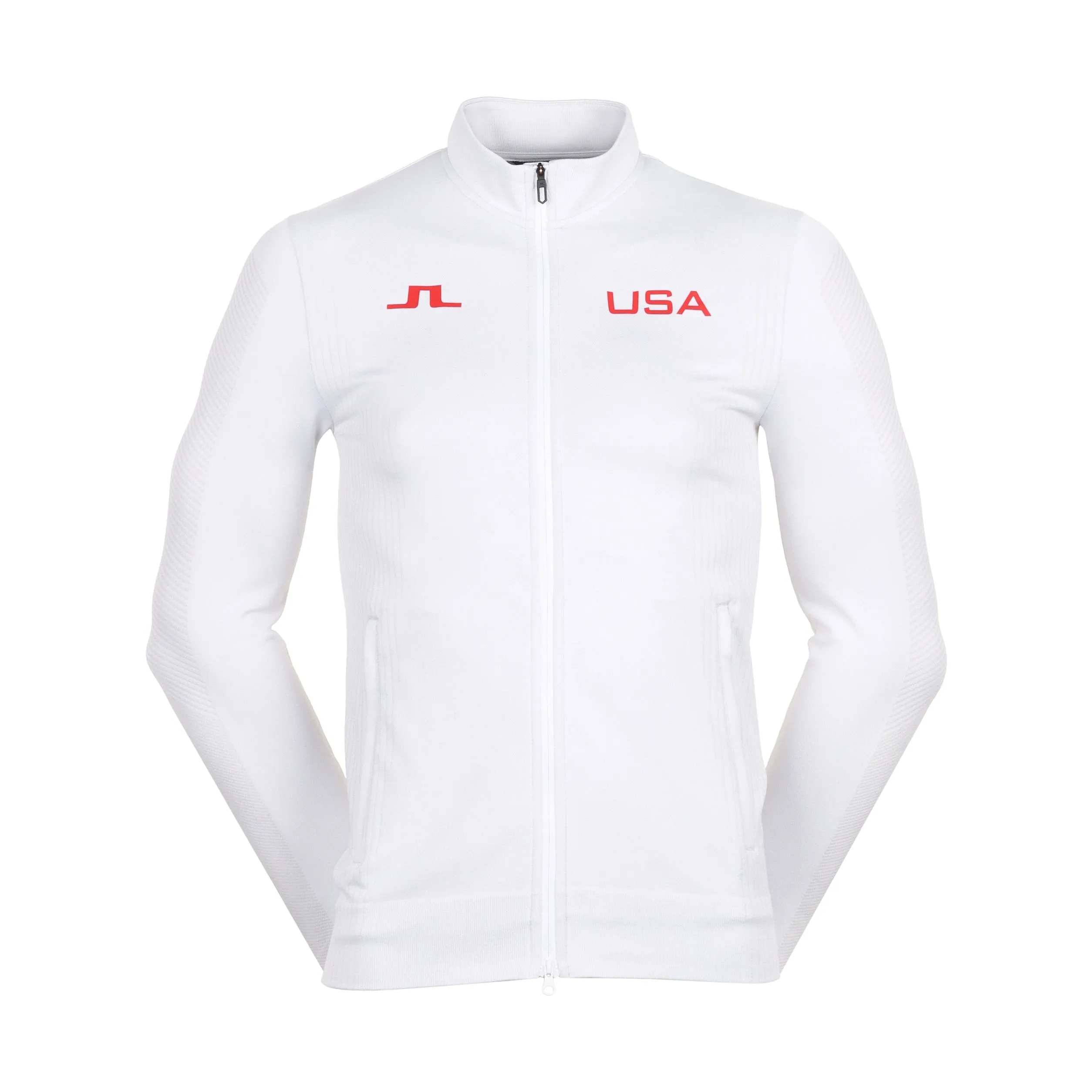 J.Lindeberg Golf x USA Herve Seamless Olympic Mid Layer Jacket