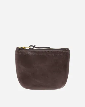 Leather Wallet Dark Brown
