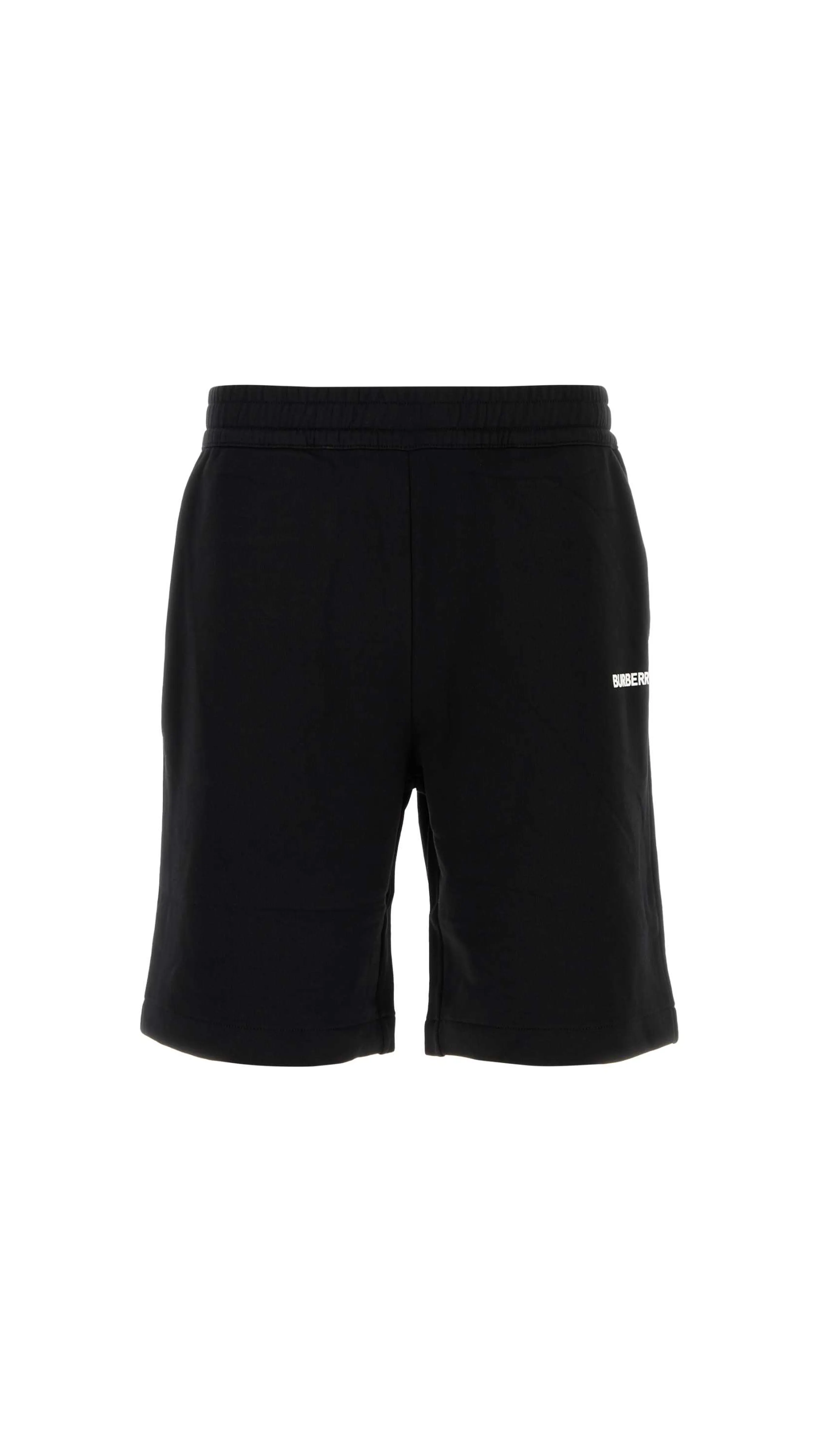 Logo Detailed Bermuda Shorts - Black