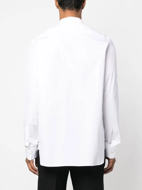 LONG-SLEEVE POPLIN SHIRT