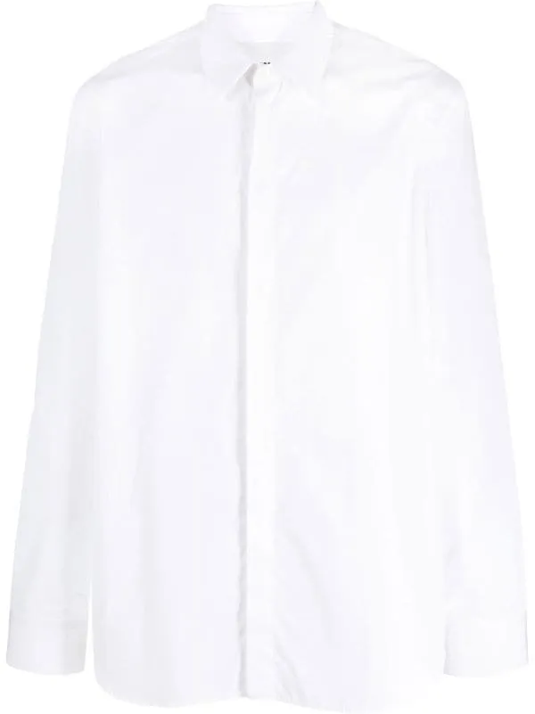 LONG-SLEEVE POPLIN SHIRT