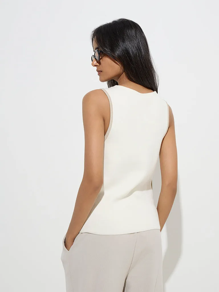 LOV White Solid Top