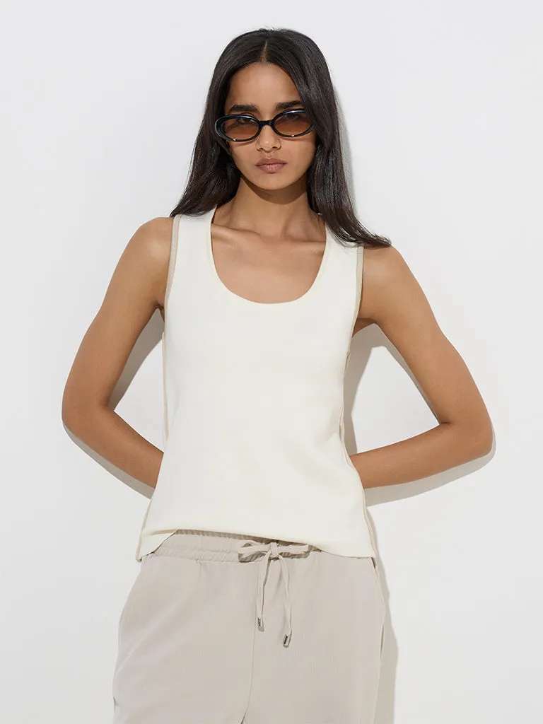 LOV White Solid Top