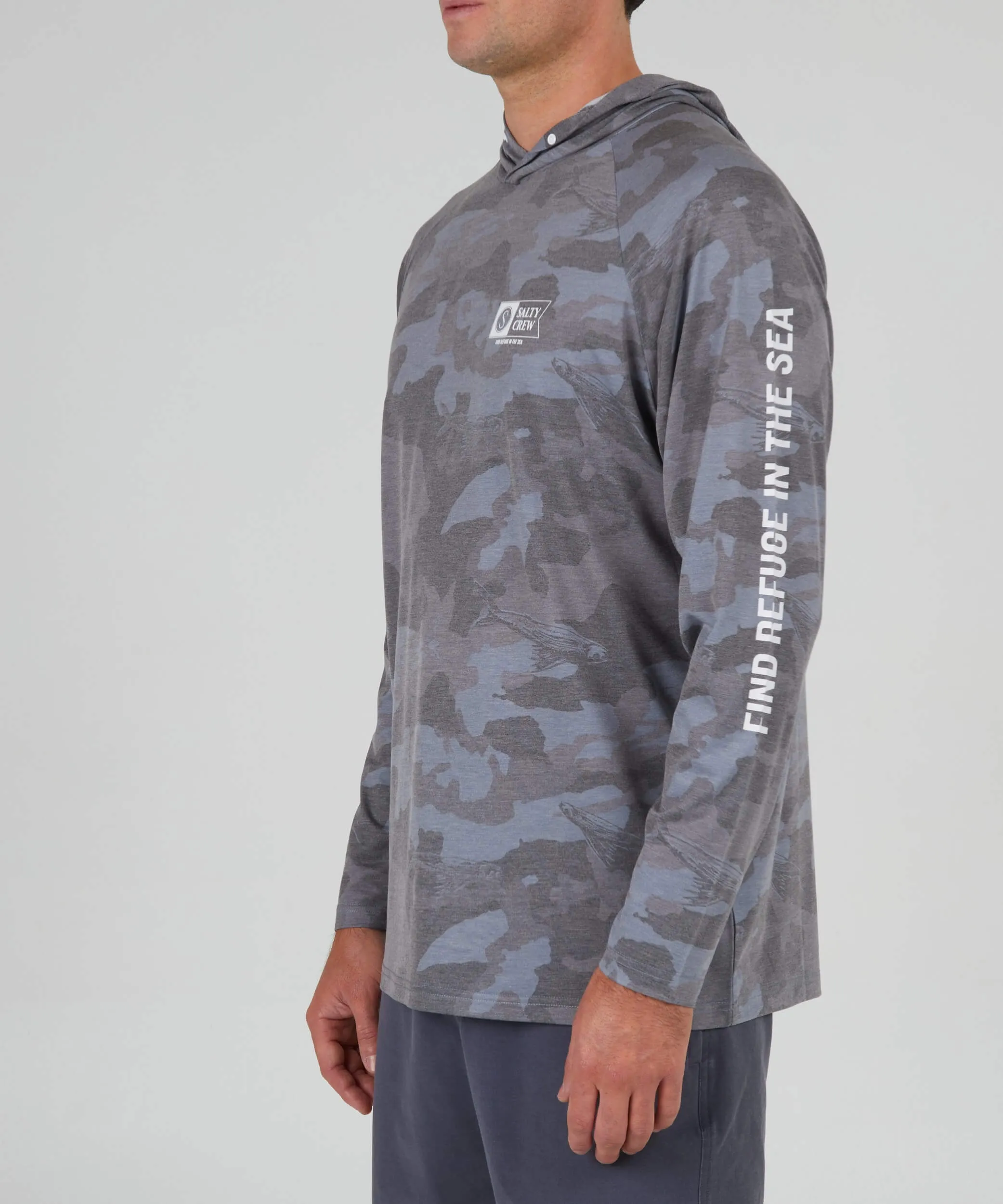 Mariner Hood - Black Camo
