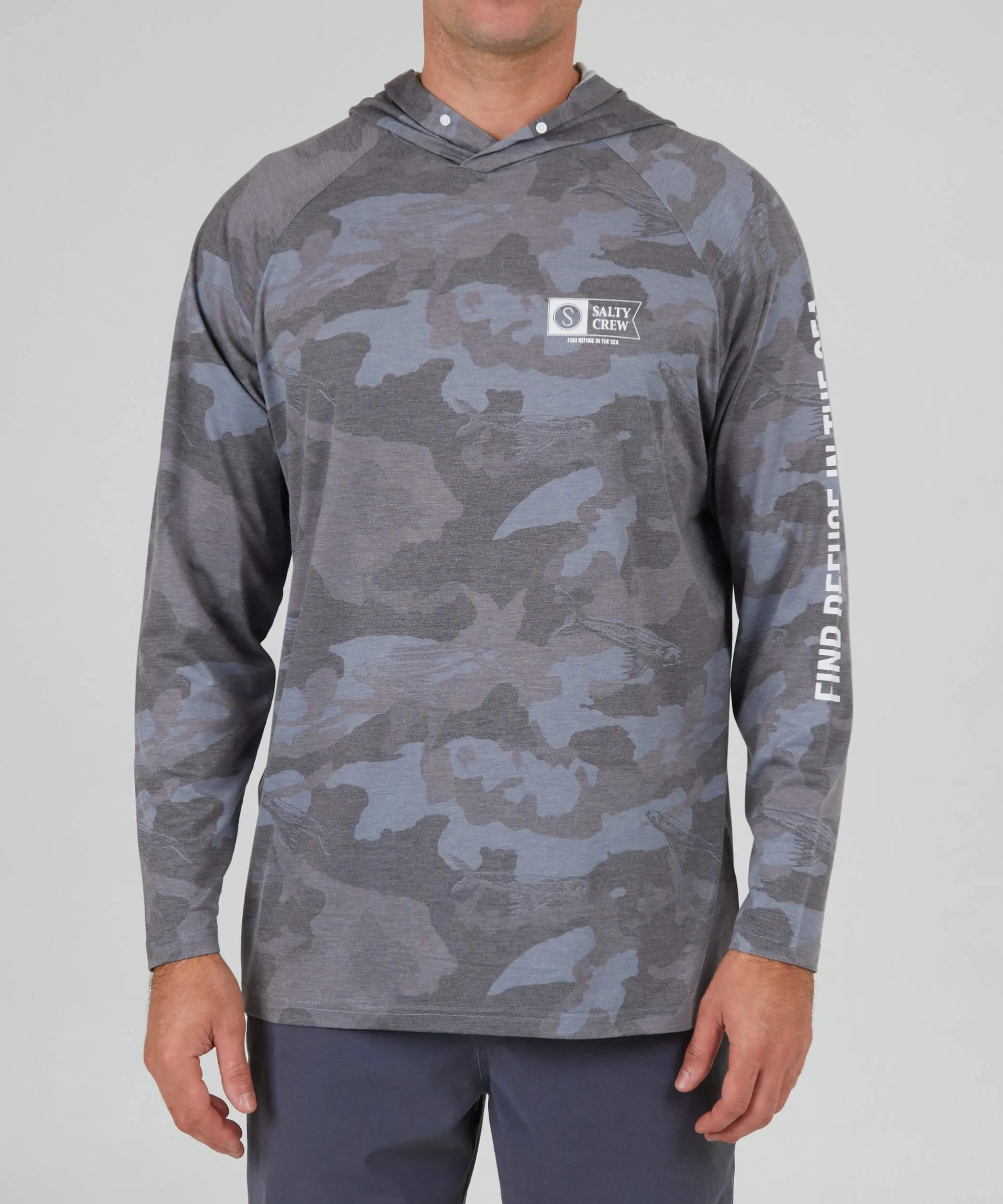 Mariner Hood - Black Camo