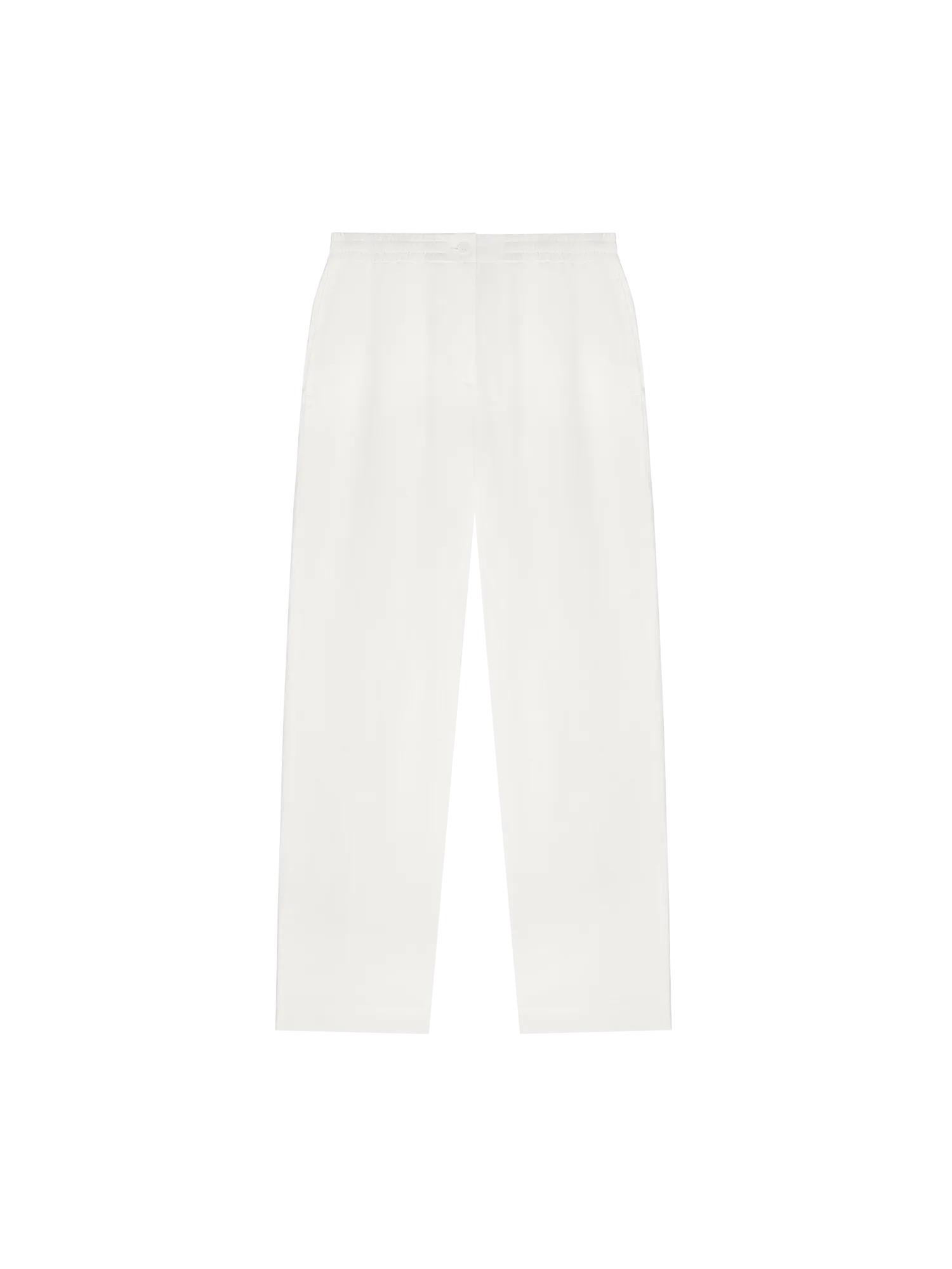 Mens Aloe Linen Trousers—off-white