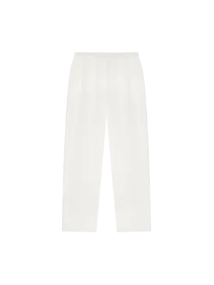 Mens Aloe Linen Trousers—off-white