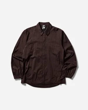 Men's Bilitis Check Shirt Chocolate Brown