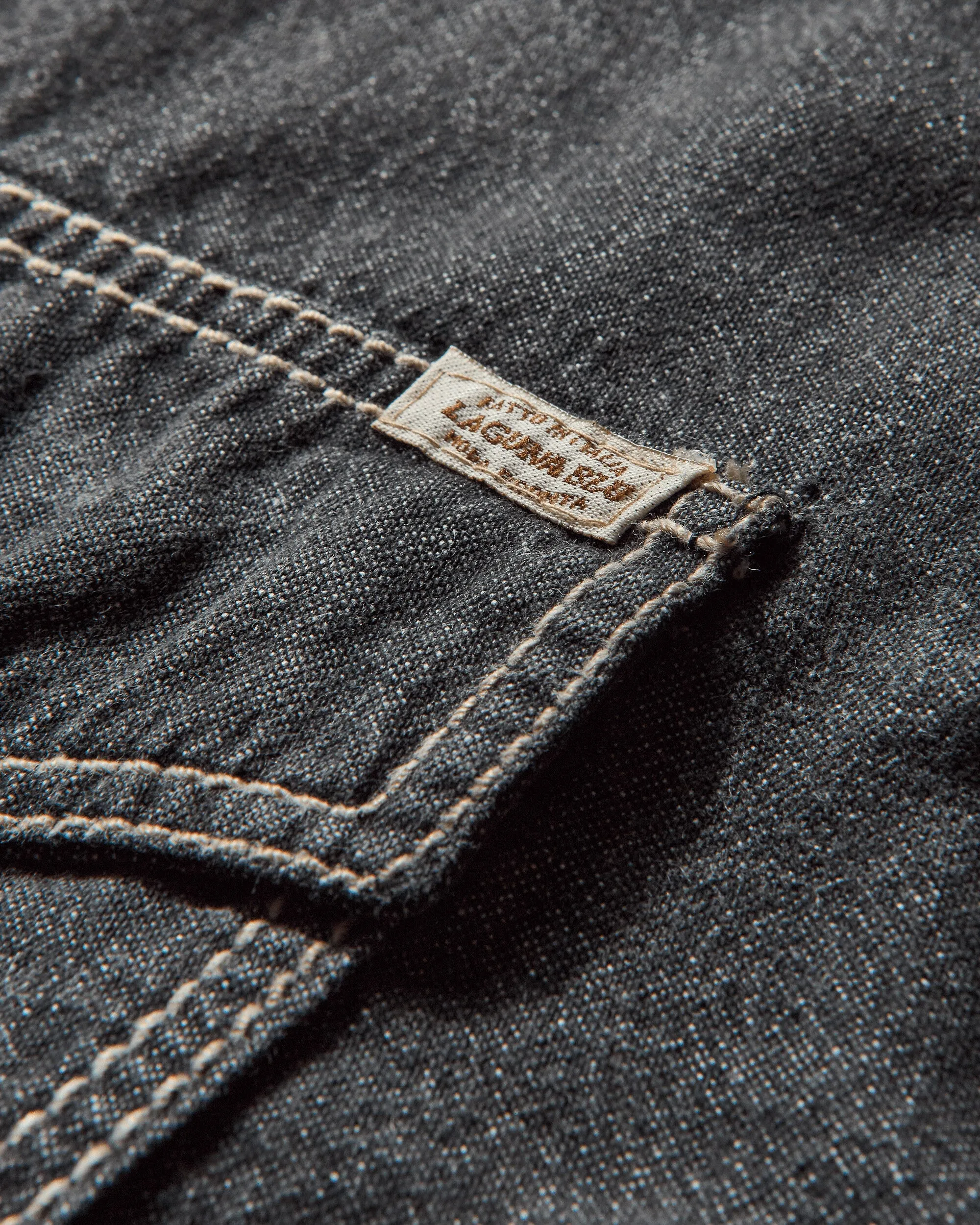 Men's Denim Shirt Black
