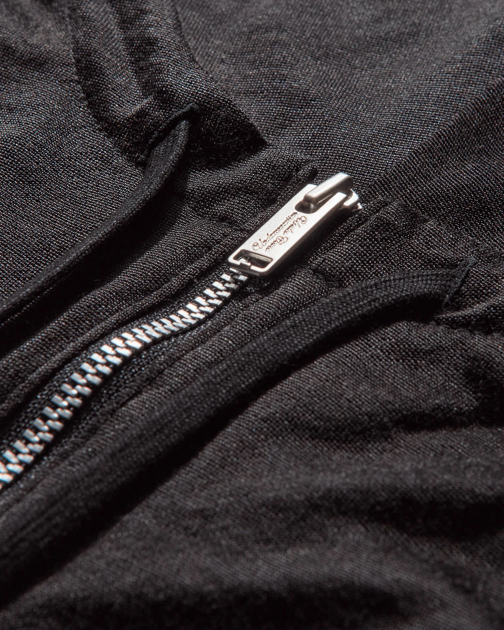Men's Half Zip Hoodie Black